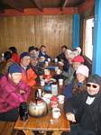 Our group in the Hut - Ecuador, Christmastime 2005/2006