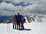 Georgia Briscoe, Roger J. Wendell and Linda Jagger on James Peak - 06-02-2007