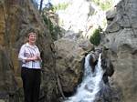 Myrna at Boulder Falls - 04-12-2006