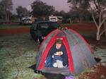 Tami in the Tent, Australia - November, 2005