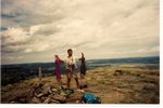 Dan Howell on top of Devils Tower by Roger J. Wendell - 07-16-1994