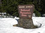 Trailhead still snowed-in on Mt. Baker, Washington State - 06-28-2008