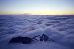 View from above the clouds