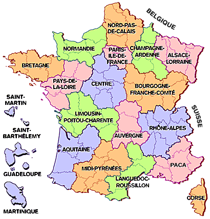 (Click on map), France