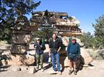 Starting out at Hermit's Rest, Grand Canyon - April, 2006