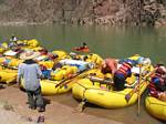 Rafters near Granite Rapids, Grand CanyonGrand Canyon - April, 2006