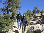 Starting Down Hermit's Trail, Grand Canyon - April, 2006