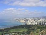 Honlulu as seen from Diamond Head, O'ahu, Hawai'i - February 2007