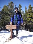 Roger J. Wendell on Bergen Peak photographed by Tom Jagger - 12-10-2009