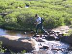 Brian Wendell Hiking to Mt. Bierstadt - 2004