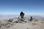 Roger Wendell on top of Telescope Peak in Death Valley National Park by Roger J. Wendell - 06-07-2011