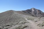 Looking up the trail to Telescope Peak at Death Valley National Park by Roger J. Wendell - 06-07-2011
