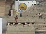 Ganges River at Varanasi, India, by Roger J. Wendell - December 4th & 5th, 2008