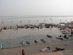 Ganges River at Varanasi, India, by Roger J. Wendell - December 4th & 5th, 2008