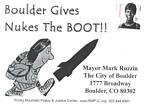 Boulder Gives Nukes the Boot (front side)