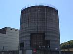 Reactor with huge hole left in the side from incomplete construction