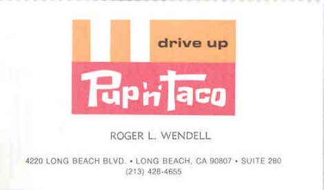 My Dad's Business Card - Roger L. Wendell