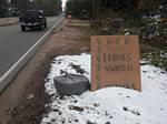 Goat leaf composting on Cherryvale Road, Boulder, Colorado by Roger J. Wendell - 10-12-2009