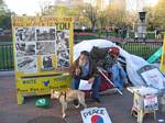 William Thomas Hollenbeck White House Peace Vigil - 04-20-2007