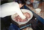 Preparing the Meat - Xinjian Province, China - 2001