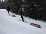 Pulling Sleds in Preparation for Denali - 02-24-2008