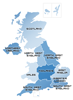 Map of the United Kingdom