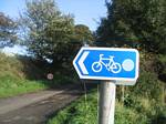 United Kingdom Bicycle Sign - October 2006