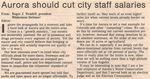 Aurora Sentinel Letter to the Editor - 07-27-1988