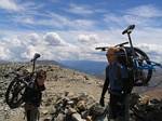 Bikes at 14,270 feet on Grays Peak! - August 14, 2005