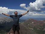 Maroon Bells, Roger J. Wendell on North Maroon Peak - August 23, 2008