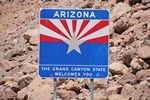 Arizona Welcome at Hoover Dam by Roger J. wendell - 05-03-2014