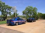 Australian Police Park Behind Roger Wendell - November, 2005
