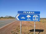 Australia Peawah Sign - November, 2005