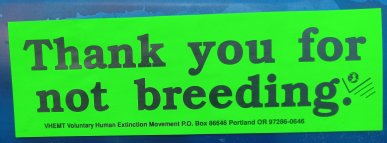 Thank You For Not Breeding - 1st Quarter 2026