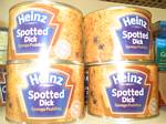 Spotted Dick (steamed suet pudding) in the United Kingdom - October 2006