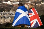 Scottish and UK Flags