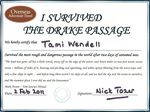 Tami Wendell survived the Drake Passage - 02-02-2011